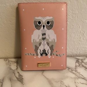 Kate spade owl passport wallet